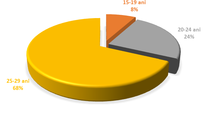 Sursa: autor, analiza datelor Ministerului Muncii şi Politicilor Sociale din Italia, 2015