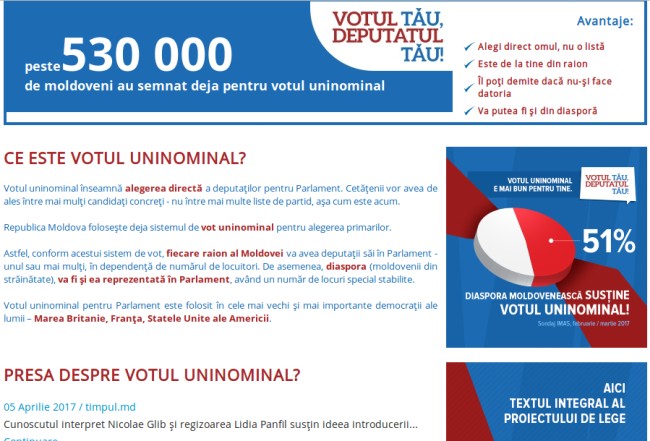 Moș Ion Roată și uninominalul.